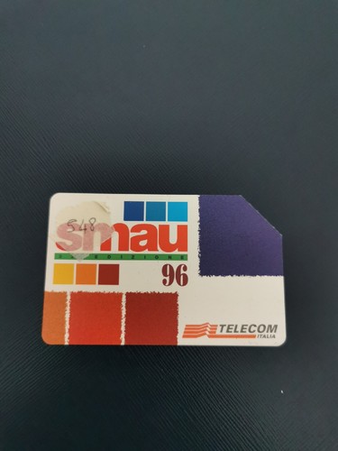 Scheda telefonica smau - scheda,