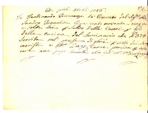 1786 san miniato saldo - miniato, a