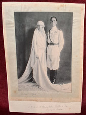 FOTOGRAFIA MATRIMONIO DUCA delle PUGLIE 5/11/1927 - EVA BARRETT (1879-1950)