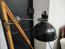 Lampada Da Tavolo Snodabile Industriale A Pinza Colore Nero Vintage Con Cavo