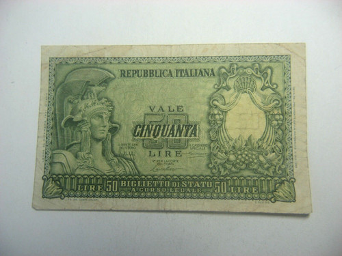 Italy lire 12 1951 - 50,