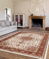 290x200 FANTASTICO TAPPETO DISEGNO ORIENTALE PERSIANO TABRIZ NAIN DESTOCKAGE CRE