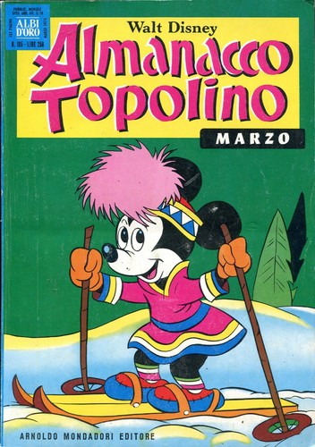Almanacco topolino 195 1973 - almanacco,