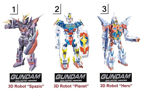 Puzzle robot gundam - puzzle, 3d
