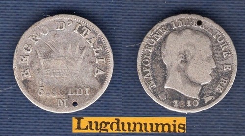 Italie soldi 1810 - 5, m