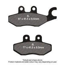 EBC Scoot Brake Pads Rear Left