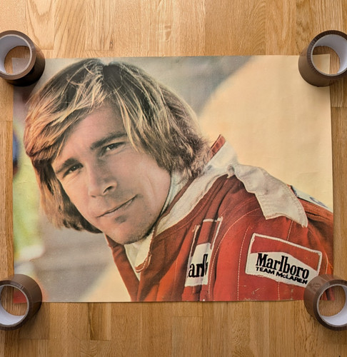 Poster originale james hunt - originale,