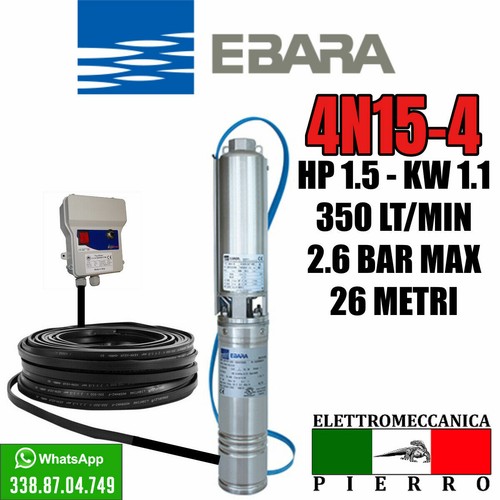 Pompa elettropompa sommersa - elettropompa,