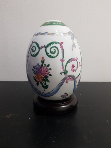 Uovo ceramica dipinto a - ceramica,