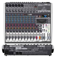 BEHRINGER XENYX X1832 USB mixer professionale per live studio karaoke ecc. NUOVO