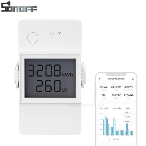 Sonoff powr3 elite 20a wifi - elite,