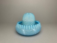 Antico vetro filettato veneziano vittoriano Nailsea, S.Clark 'Fairy light'