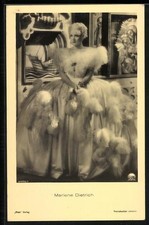 Cartolina attrice Marlene