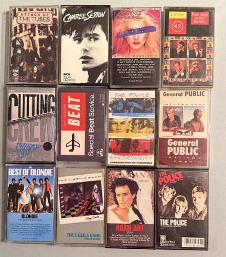 80s new wave cassette - wave, lot