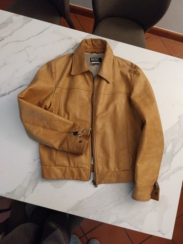 Giubbotto uomo pelle diesel - uomo,