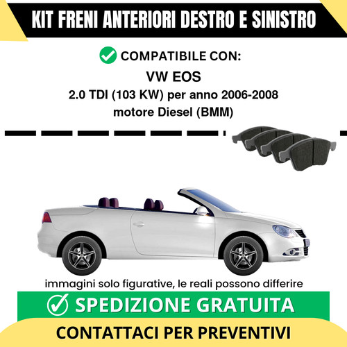 Pastiglie freno anteriori per - pastiglie,