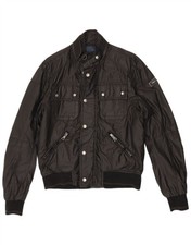 MARLBORO CLASSICS Giubbotto Bomber Uomo EU 38 Medium Nero Cotone OA20