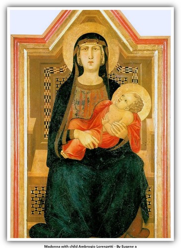 Madonna con bambino ambrogio - con,