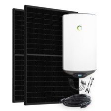 Impianto Solare 900W con 80L Fothermo Boiler per Trattamento Acqua Scaldabagno da Giardino