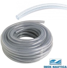 TUBO RETINATO FLESSIBILE TRASPARENTE ATOSSICO Ø 16mm - AL METRO