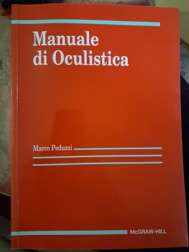 Peduzzi manuale oculistica - peduzzi,