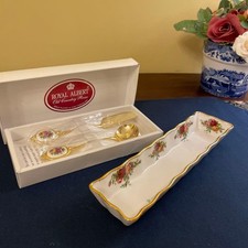 ROYAL ALBERT Set cucchiaio rose antiche di campagna e altro
