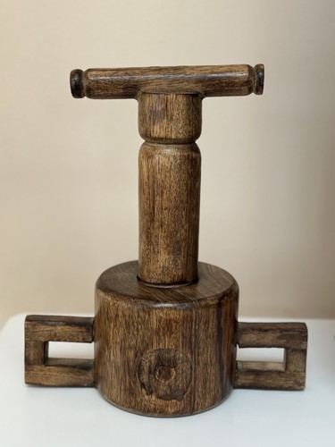 Antico smerigliatrice legno - smerigliatrice, in