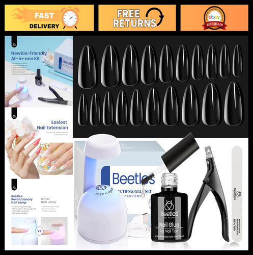 Gel nail kit with - gel,
