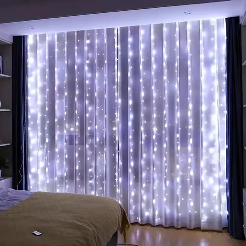 Tenda luminosa led cascata - luminosa,