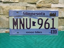 TARGA AUTO AMERICANA - MINNESOTA - FABBRI EDITORI - RIPRODUZIONE