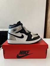 Jordan 1 High Silver Toe UK4