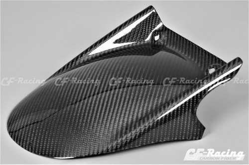 Carbon fiber rear hugger for - carbon,