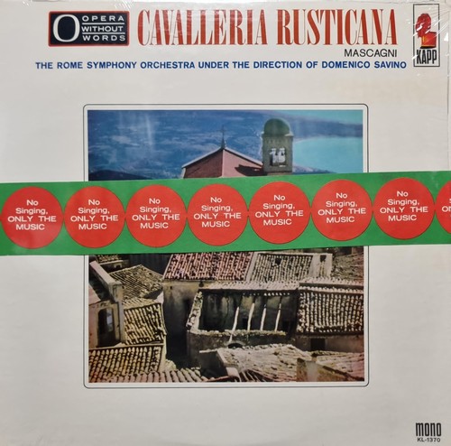 Mascagni cavalleria - –,