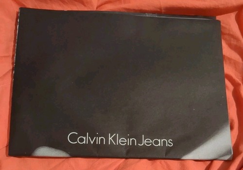 Poster brochure calvin - calvin, klein