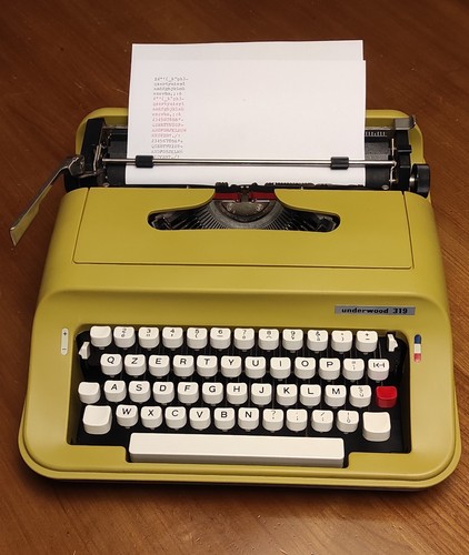 Olivetti underwood 319 ocra - olivetti,
