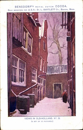 Vue une ruelle enneigée - vue,