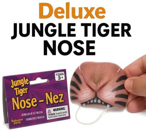 Deluxe jungle tiger nose - tiger,