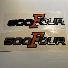Adesivi 4k Honda Four 500 K0 K1 coppia emblema fregio fianchetto bauletto Stemmi