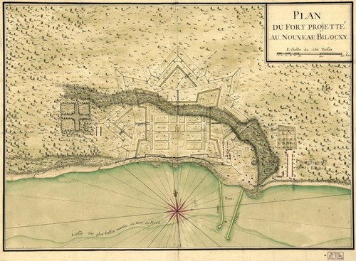 Mappa 1721 plan du - x,