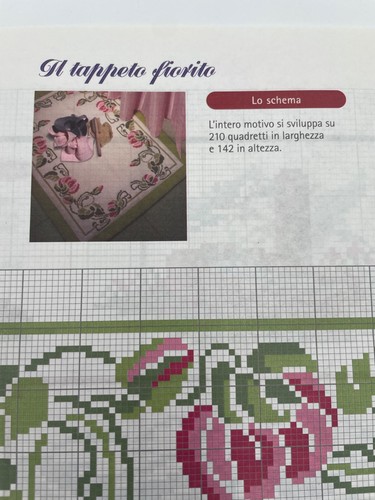 Schema punto croce tappeto - schema,