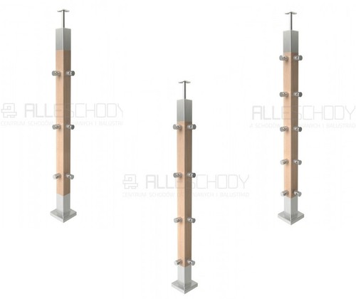 Acciaio inox legno - acciaio, &