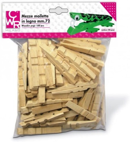 Cwr mezze mollette legno - cwr,