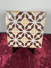 Mattonella Antica Decorativa Piastrella Riggiola vecchia Maiolica D'epoca