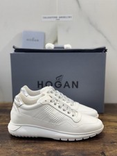 Hogan Interactive 3 Sneaker Pelle Bianca Argento Casual Hogan Donna 38.5