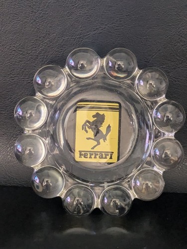 Posacenere vetro ferrari - vetro, tipo
