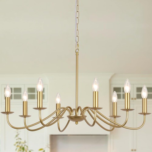 Lampadario oro vintage luci - vintage, 8