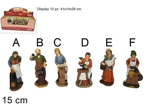 Statuine presepe mestieri - statuine,