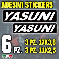 Adesivo/Sticker Yasuni scarico silenziatore resistente alte temperature marmitta