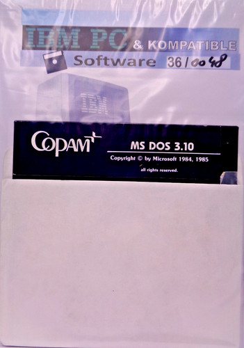 Ibm ms dos - dos, 3.10