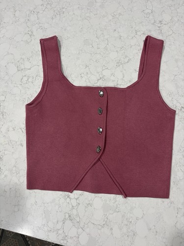 Crop top zara - top, malva